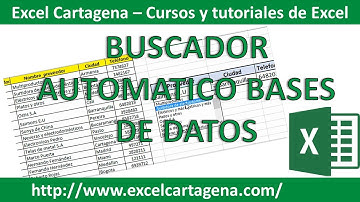 TRUCO: Buscador automatico Base de datos (BUSCARV y Listas desplegables)