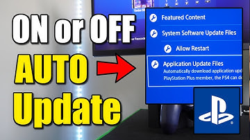 How to Turn On or OFF automatic Game or System Updates on PS4 Console