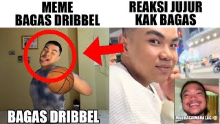 Reaksi Jujur Kak Bagas ngeliat Bagas Dribbel...