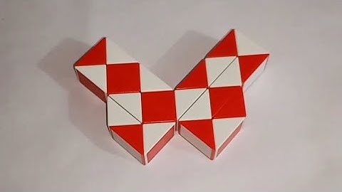 Make a Butterfly with Snake Cube