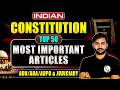 Top 50 Most Important Articles of Constitution | Punjab & Haryana ADA 2026 | Judiciary By PW