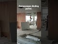 pemasangan dinding partisi.#pemasangan #dinding #partisi #triplek #proyek