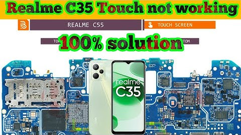 Realme C35 Touch not working problem solution| C35 Touch ways|#thesoilboy