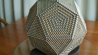 Giant Seamless Icosidodecahedron | 8600+ Neodymium Magnetic Balls