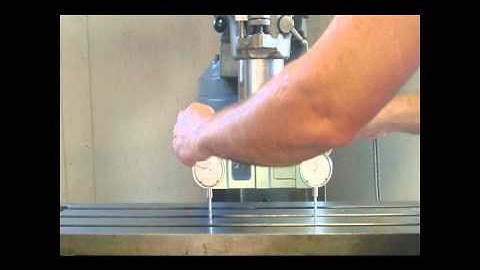 Bridgeport Head Squaring Demo