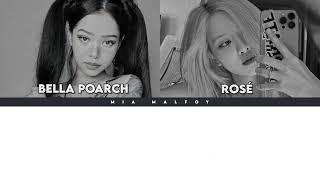 Bella Poarch Rosé From Blackpink - Build A Bitch Color Coded English Czech 