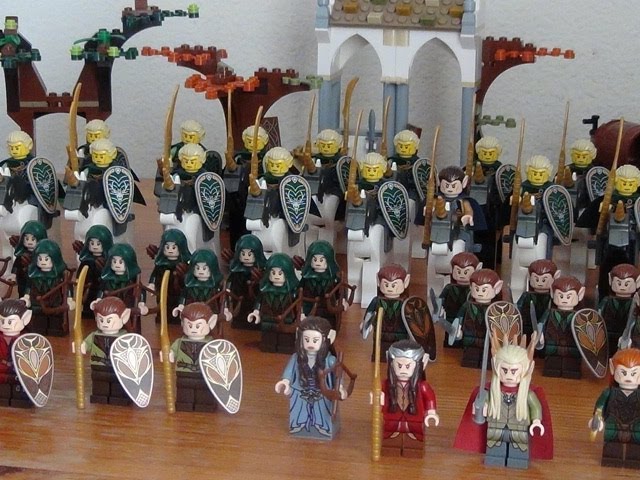 lego hobbit elves of mirkwood