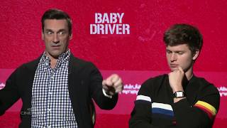 Ansel Elgort, Jon Hamm, Eiza Gonzalez, Lily James and Edgar Wright talk Baby Driver