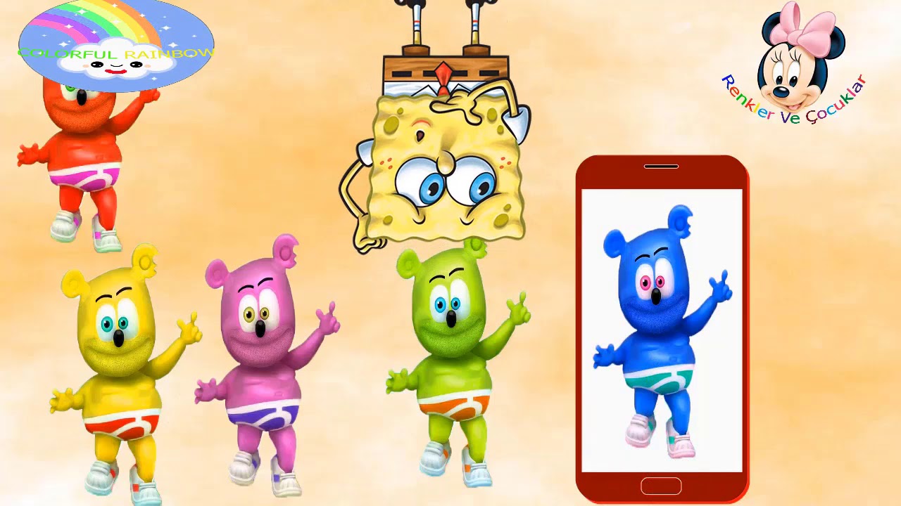 Gummy Bear Wıht Puzzles Funny Learn Colors YouTube