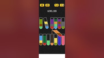 Water sort puzzle level 223