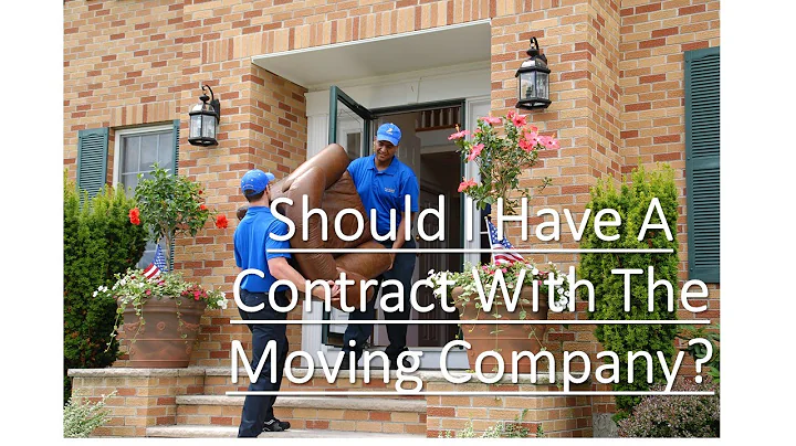 Should I Have a Contract With a Moving Company?