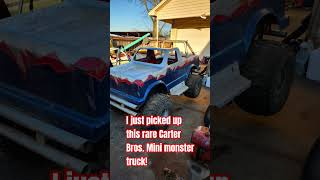 Super rare mini monster truck go kart. Gonna make an awesome will it run vid. #oldironfinder #carter