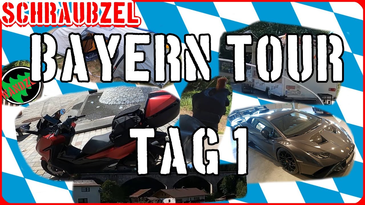 Zelt+Roller+Bayern - die Honda Forza Bayerntour🍺 Tag 1