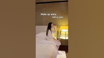 Wake up early. (tell no one) 🤫 #study #discipline #motivation #studytips #relatable