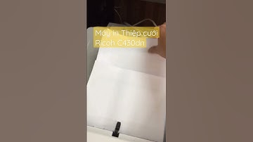 #shorts máy in thiệp cưới ricoh c430dn tại #vitinhminhkhang