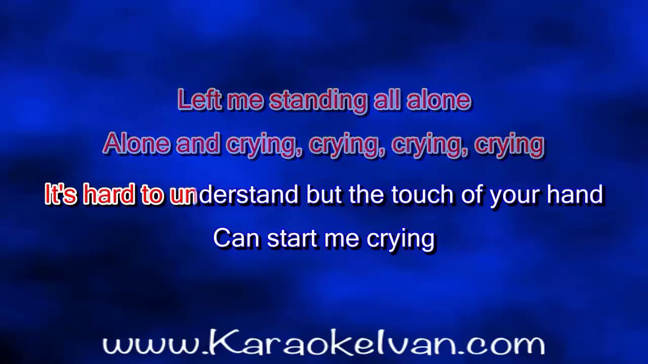 Roy Orbison Crying KARAOKE YouTube
