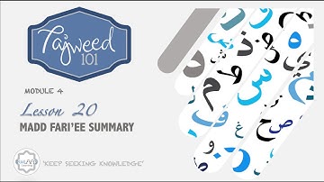 MODULE 4 | LESSON 20 - MADD FARI