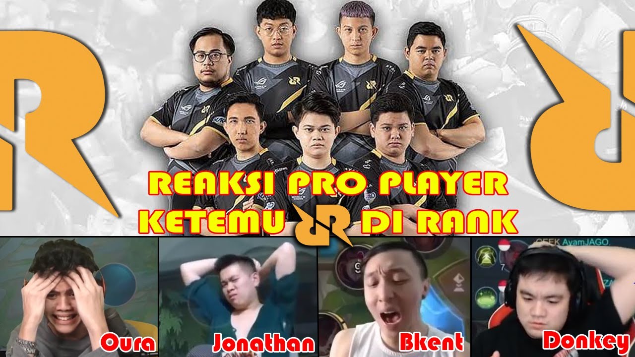 REAKSI YOUTUBER & STREAMER SAAT KETEMU RRQ FULL TEAM DI RANK - NGAKAK ABIS