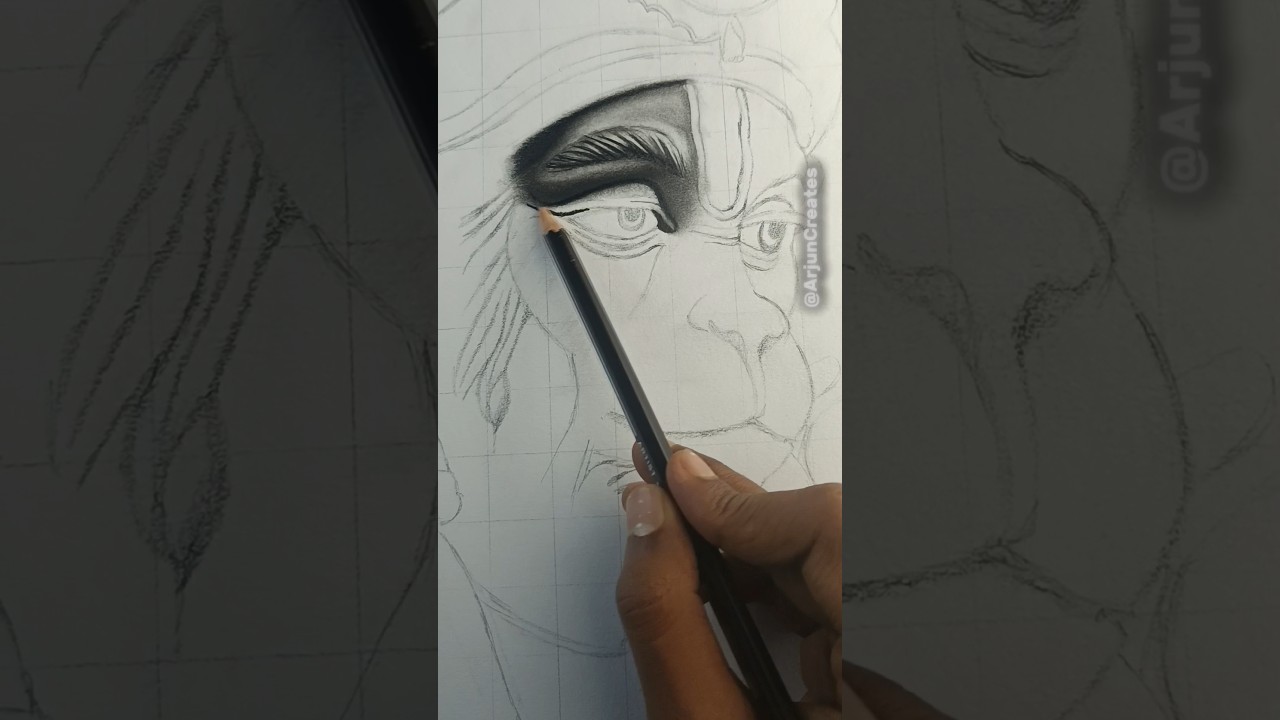 ✨Bajrangbali sketch drawing✨