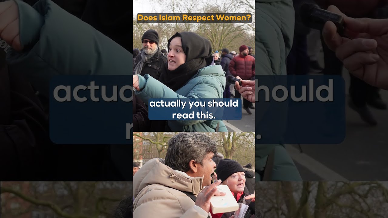 Muslim Woman Goes Mad When Asked How Islam Respects Women Arul Velusamy Speakers Corner