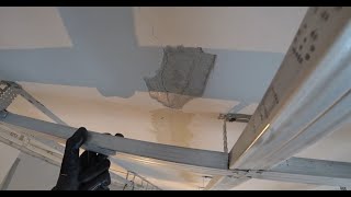 Трещины в растянутой зоне  плиты перекрытия -обследование монолитной плиты
