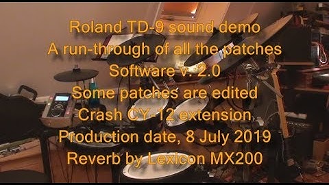 Roland V-Drums TD-9 K2 DEMO