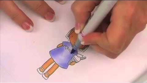 Copic Coloring MFT - The Dress.mp4