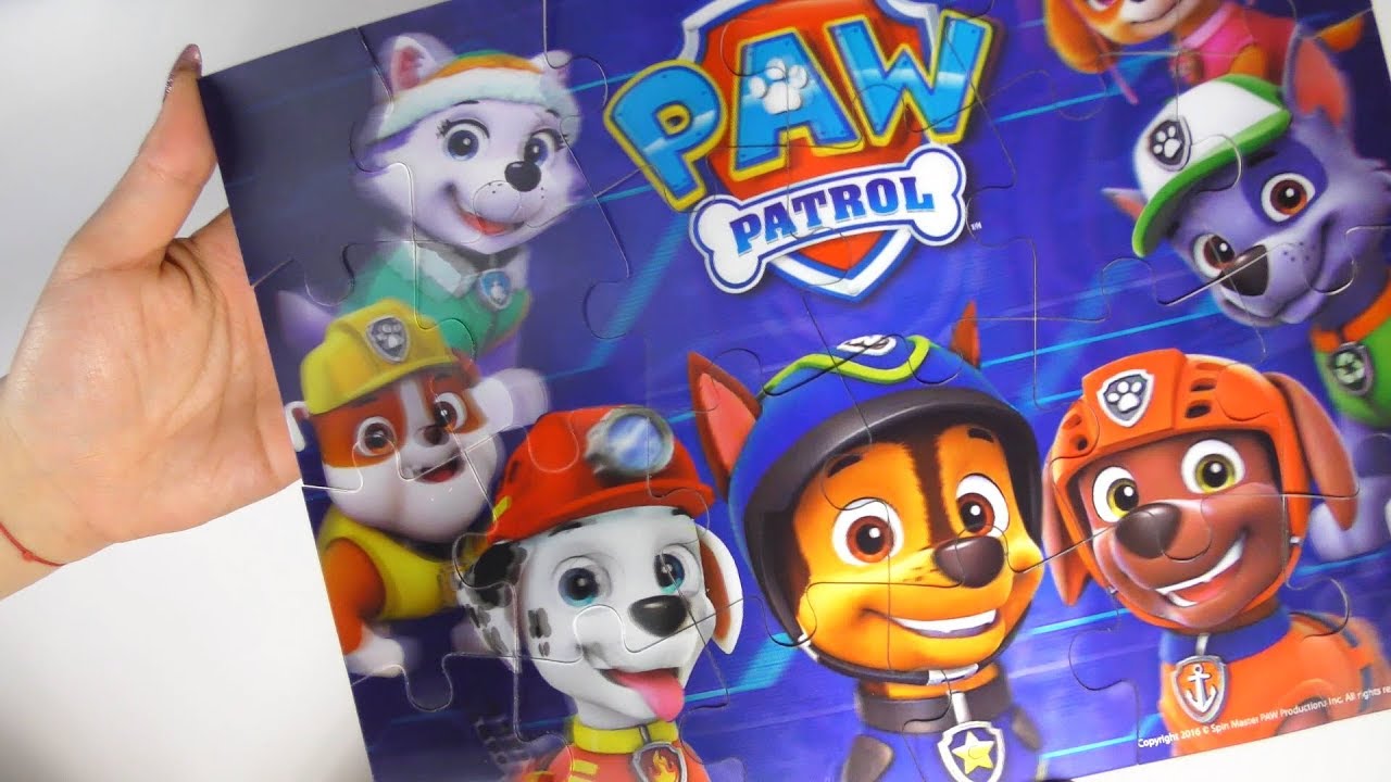 PAW Patrol, Puzzles Super 3D, Coffret de 3 puzzles de 24 pièces