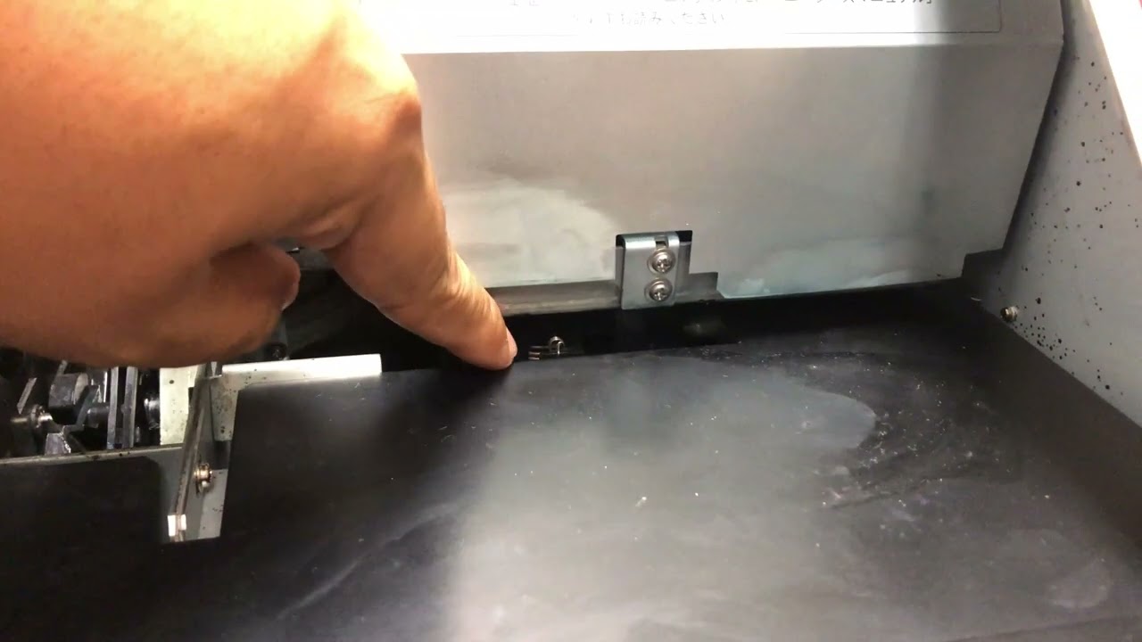 Roland RF 640 printer - Do this before transporting printer!