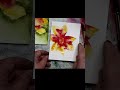Paint a Tropical flower in watercolor #watercolorflowers #liquidwatercolor