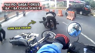 Udah Salah Malah Ngeyel - Crash Nabrak Road Barrier - NR Ala-Ala Moto GP Berujung Insiden ll RH#116