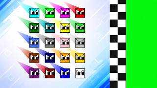 20 Squares Race to the Finish Line | Square Race Challenge screenshot 4