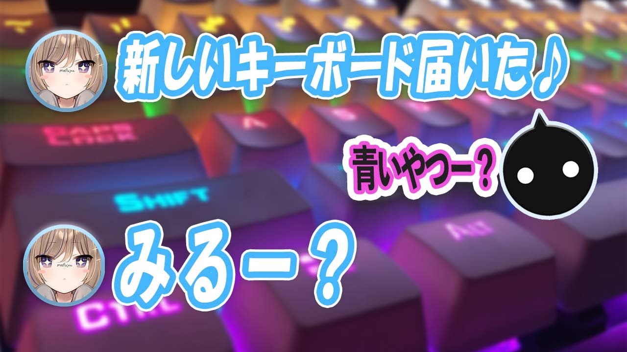 新キーボードが届いたまふゆさんを温かく見守るNIRUさん【ニルマフ】