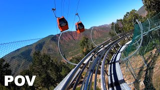 Alpine Coaster POV Glenwood Caverns Adventure Park | Riding Down a Mountain in Colorado!