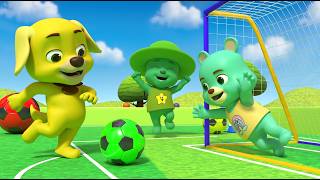 Play Soccer and Learn Colors | Fun Color Learning Game for Kids | Learning Tunes TV screenshot 1