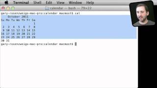 Fun With The Terminal Macmost Now 613