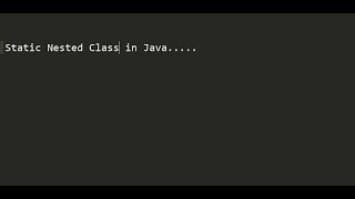 static nested class