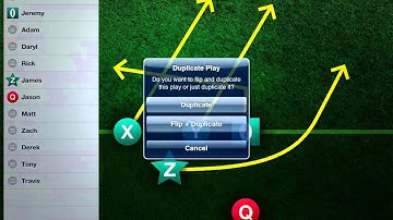 Duplicate a Play - Flag Football Playmaker iPad App v2.0