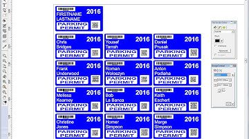 How to make a series of text, email addresses and QR codes in Flexi