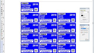 How to make a series of text, email addresses and QR codes in Flexi