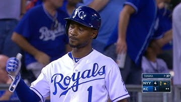 NYY@KC: Dyson gets the Royals on the board