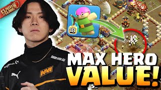 Klaus gets MAX HERO VALUE with 1 Healer and ARCHER PUPPET in $30,000 Tournament! Clash of Clans