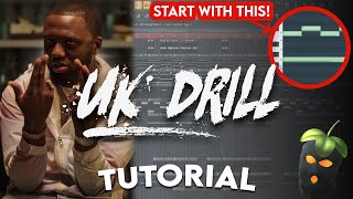 MAKING A DARK UK DRILL BEAT FOR HEADIE ONE (UK Drill Tutorial - FL Studio)