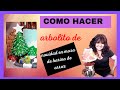 COMO HACER ARBOLITO DE NAVIDAD EN MASA DE HARINA DE ARROZ