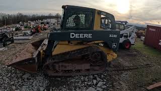 Lot 3893 John Deere 323D Skid Steer with Tracks Selling At VIRTUAL Auction 24