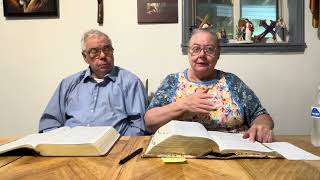 My mamaw and papaw preaching a Sunday message!