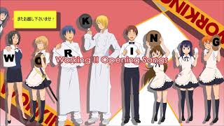 Video thumbnail of "Working!! Opening Song [ SOMEONE ELSE - Kana Asumi, Saki Fujita, Eri Kitamura ]"