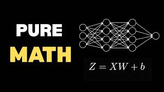 Neural Network Building Using Pure Math