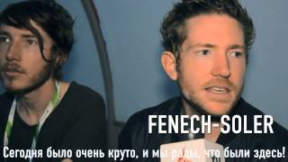 Red Rocks Хабаровск 15.06.2013 - Fenech-Soler  ( Интервью )