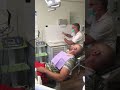 Tatoo boy at dentist